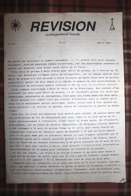 Revision Le Doux Parfum de l'Interdit April 1991 Bulletin