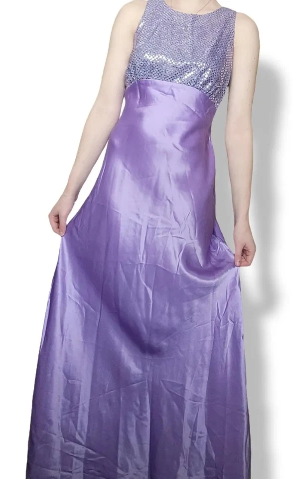 liliac periwinkle y2k 90s 正式舞会礼服 — 第 2/4 张图片