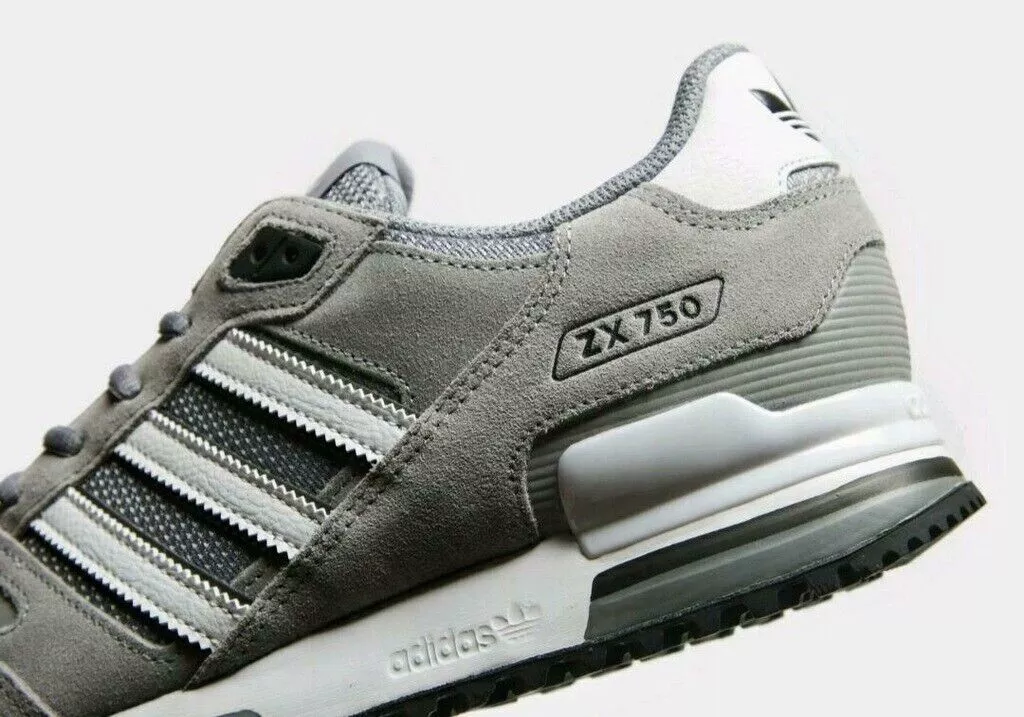 Rusteloos Pak om te zetten merknaam Adidas Originals ZX 750 Men's (UK 7 - 12) Grey Brand New In Box | eBay