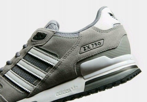 Adidas Originals ZX 750 Para Hombre (Reino Unido - 12) Gris Totalmente Nuevo |