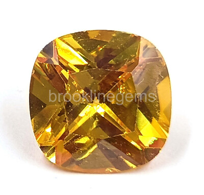 Natural Yellow Sapphire 19.10 Ct EGL Cushion Shape Faceted Loose Gemstone 5ARI