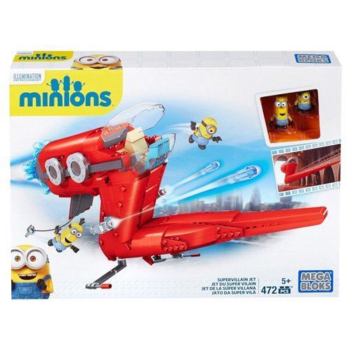 Mega Bloks Minions Despicable Me Supervillain Jet
