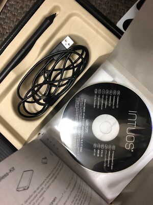 Wacom Intuos Draw Grafiktablett mit Stift und Ersatzminen für PC und Mac