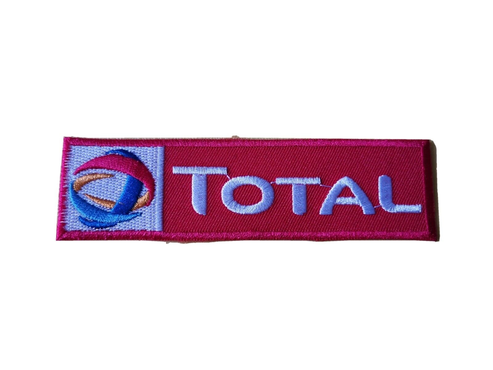 TOTAL (a) Stripe Motor Racing / Motorsport Patch Sew / Iron On Badge