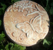 Butterfly plaque mold plaster cement concrete plastic casting mould 6.5" x 3/4"