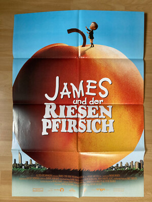 Filmposter * Kinoplakat * A1 * James und der Riesenpfirsich * 1996