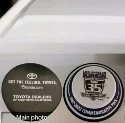 1967-2002 LOS ANGELES KINGS 35th ANNIVERSARY PUCK TOYOTA SPONSOR   