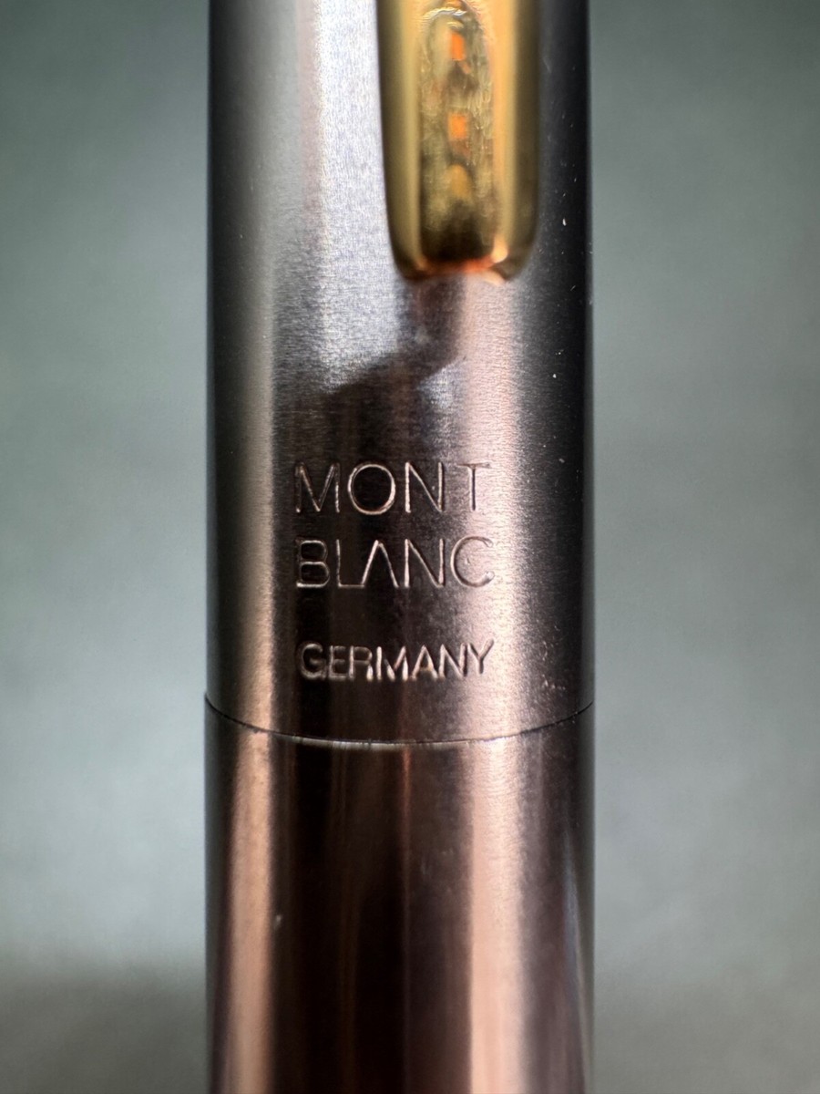 MONTBLANC Noblesse Slimline Stainless-steel GT Vintage Fountain