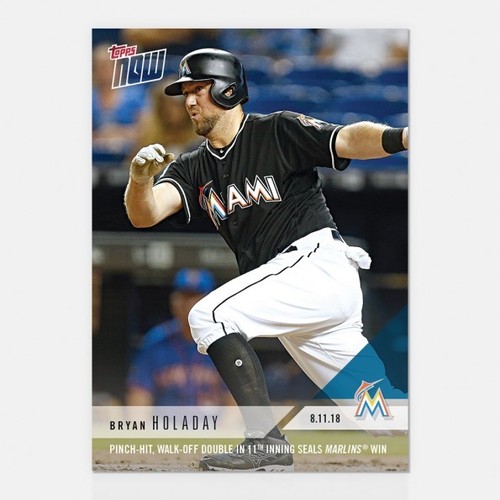 2018 Topps Now 587 Bryan Holaday