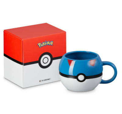 Le Creuset Pokemon Collection Blue Mug Super Ball 2024 New in Box