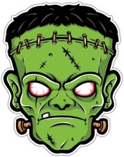 Frankenstein Zombie Monster Car Bumper Window Sticker Decal 4x5 Frankenstein Zombie Monster Car Bumper Window Sticker Decal 4x5