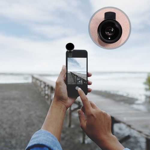 Universal Clip Lens Wide Angle Lens Smartphone Phone Lens Kit Camera Lens - 第 1/12 張圖片