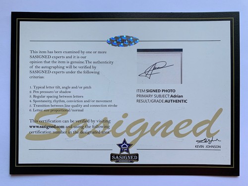 RARE Adrian Liverpool Signed Photo Display + COA AUTOGRAPH 2019 SUPER SASIGNED - Picture 4 of 5