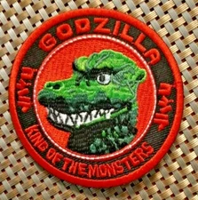 Godzilla King Monsters Japan Embroidered Patch Iron-On Sew-On US shipping 