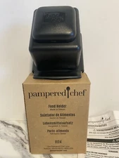 The Pampered Chef 1124 Food Holder for Microplane Adjustable Grater ~ Black