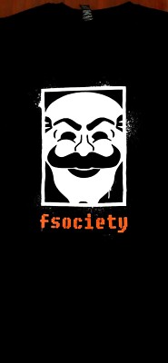 T-shirt Mr Robot Fsociety Exclusive Loot Crate, Taille XL, Coton, Noir - Occasion Très Bon état, édition Limitée