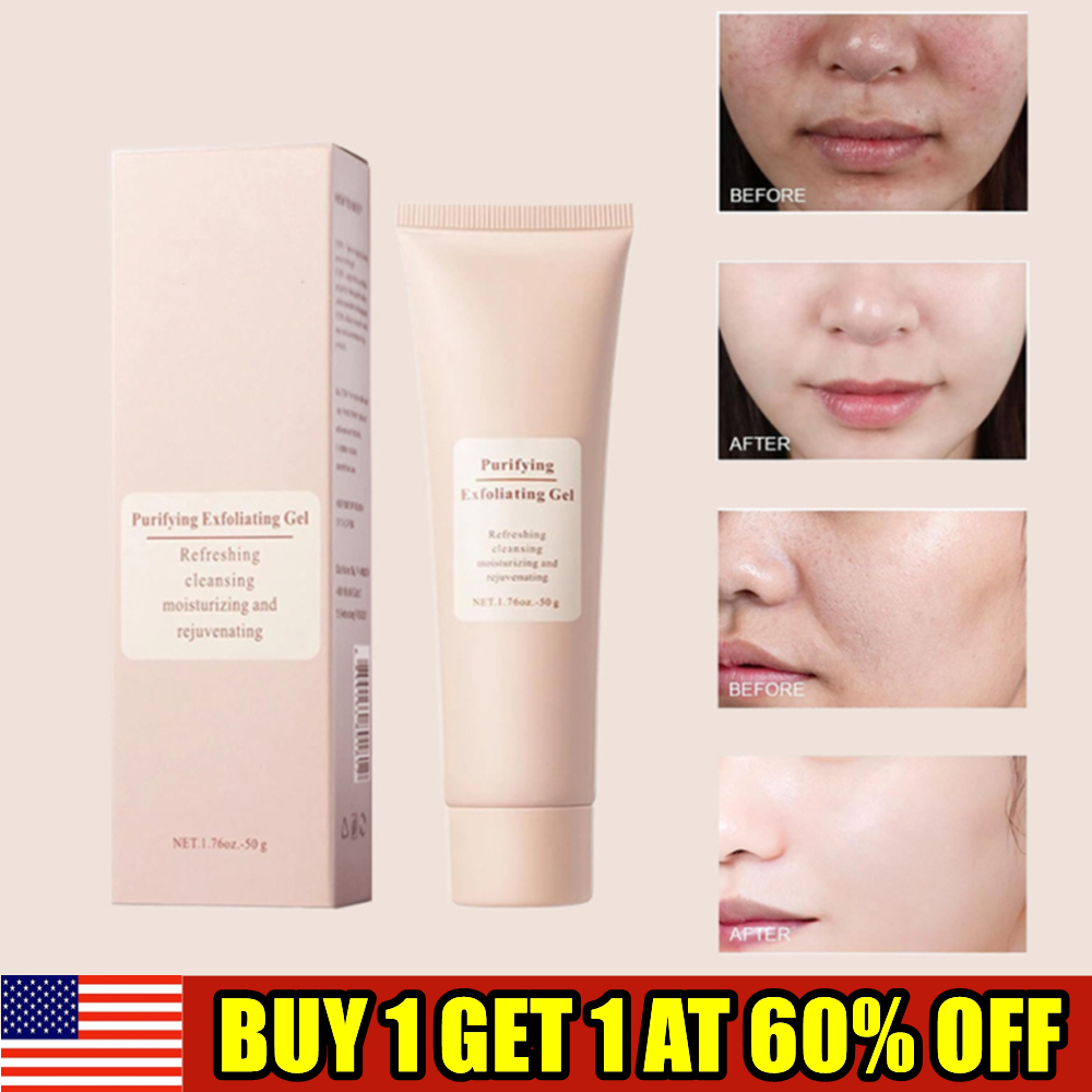 50g Purifying Exfoliating Gel, Quarxery Purifying Cream for Face & Body.