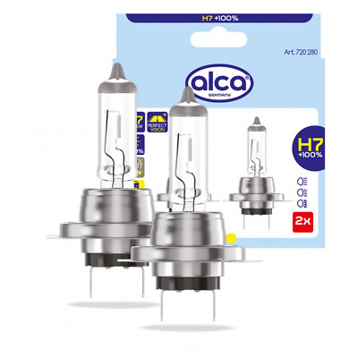 Auto Halogen Birnen H7 12V 55W +100% mehr Licht passend für Smart Modelle 720280