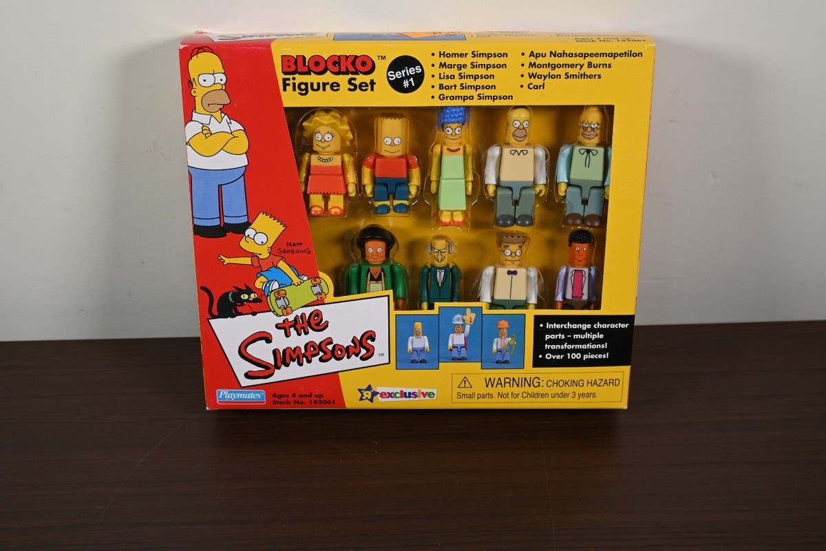 NUEVO EN CAJA Playmates Interactivo The Simpsons Serie 1 Bart Figura de Acción EUR 65,52