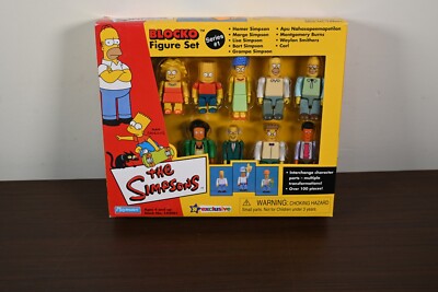 stan'sFLOW EX simanoセイントハブ 完組3本セットUsed品 NIB Playmates Toys R Us Exclusive 2002 BLOCKO The Simpsons 9