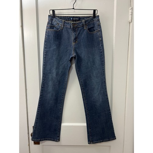 Salt Works New York City Damen Medium Rise Bootcut Jeans Größe 10 Petite