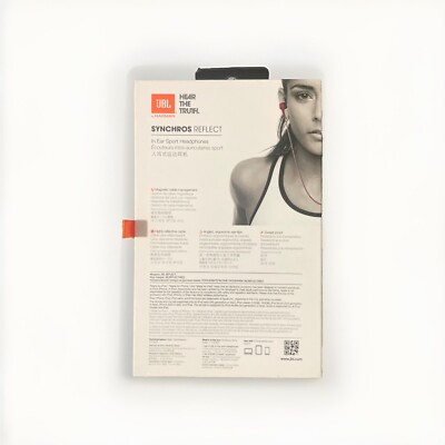 JBL Synchros Reflect In-Ear Sport Red Headphones for sale online
