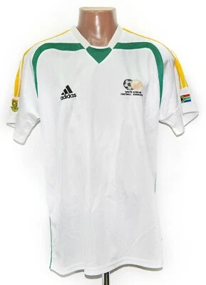 SOUTH AFRICA NATIONAL TEAM 2004 2005 AWAY FOOTBALL SHIRT ADIDAS SIZE L ADULT - Image 1 of 4