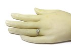 GIA Platinum .58ct VS2 VS K H round diamond vintage engagement ring 2.4g 5.5 — photo 7
