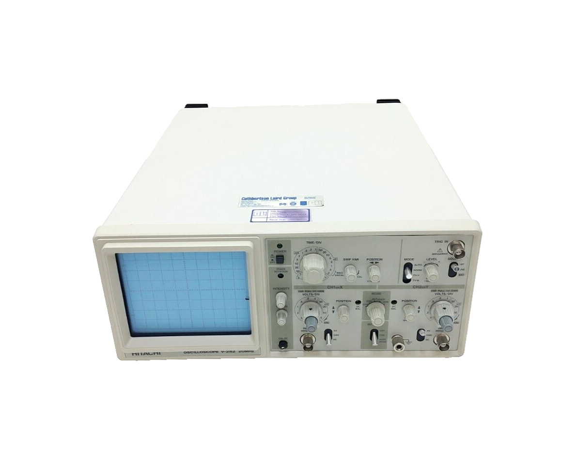 Hitachi Oscilloscope V-252 20mhz With Probes for sale online Hitachi Oscilloscope V-252 20mhz With Probes for sale online