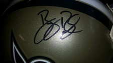 REGGIE BUSH AUTOGRAPHED FULL SIZE HELMET PROLINE AUTHENTIC WITH COA SAINTS