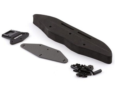 EXO2001  Exotek TLR 22 Aluminum Drag Front Bumper Set