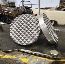 Aluminum So-Cal PEDAL PADs Brake Clutch Drag Racing old HOT ROD vtg style nhra