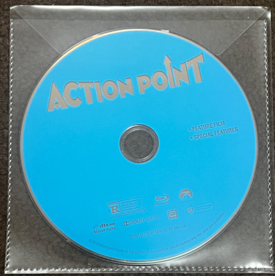 NEW ACTION POINT (2018) - Blu-ray disc only in clear plastic envelope / no case