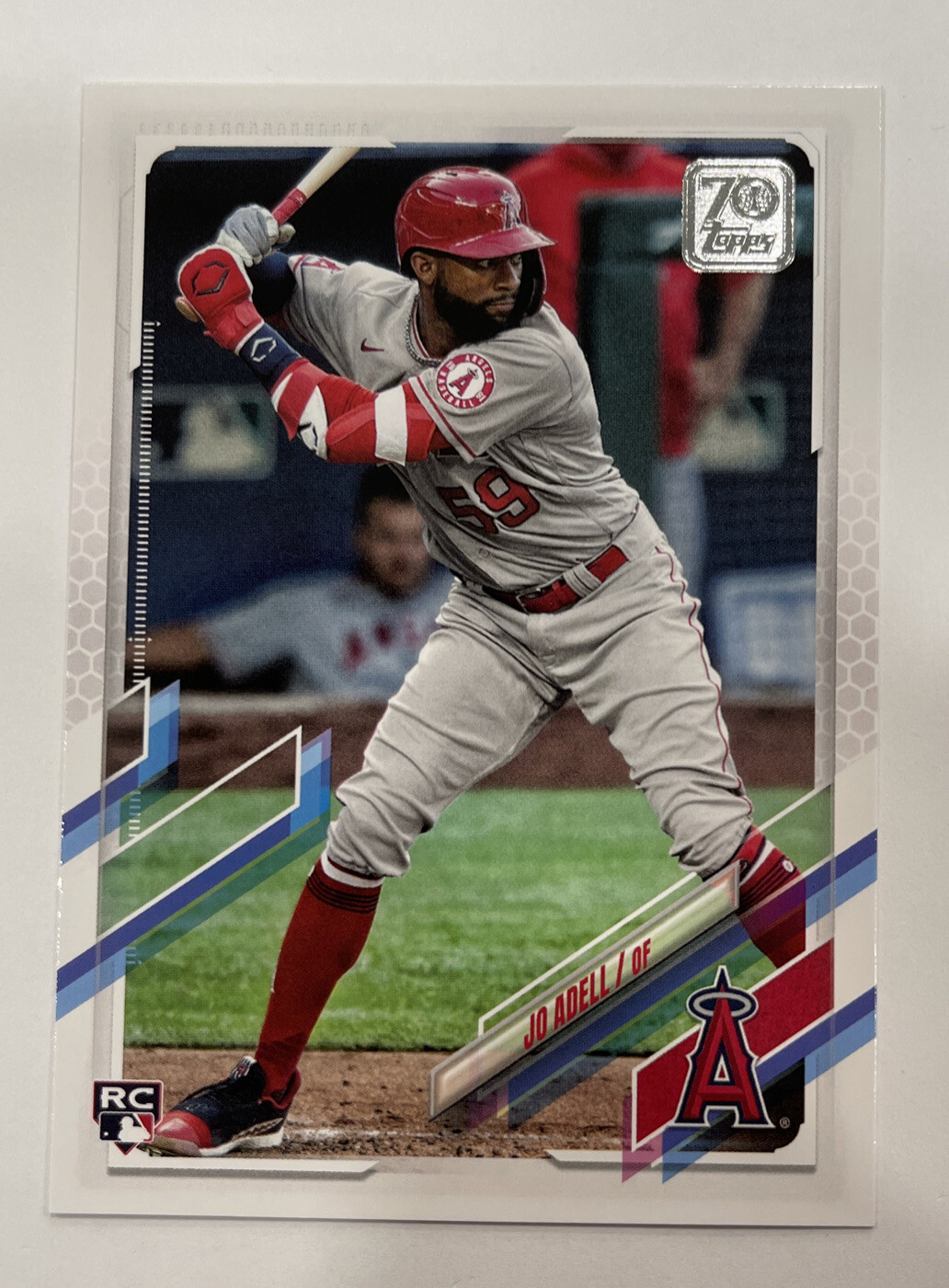 2021 Topps Series 1 Jo Adell #43 Los Angeles Angels Base Rookie Card RC