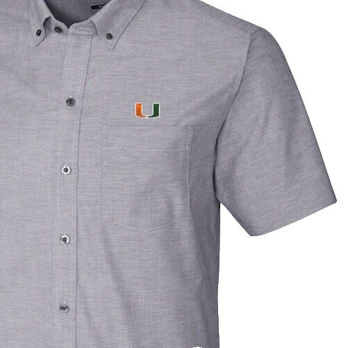 Solid Regular Size M Cutter & Buck Casual Button-Down Shirts for Men