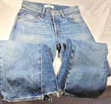 Moussy Vintage Flared Distressed Saint Charles Remake Jeans Size 24 - 30" Inseam