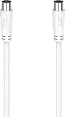 Hama 00205050 Koaxialkabel 15m weiß (Hama Antennenkabel Koax Stecker auf Koax F