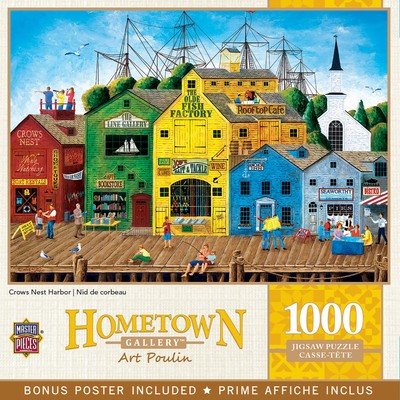 Puzzle Hometown Gallery - Crows Nest Harbor - 1000 pièces - Master