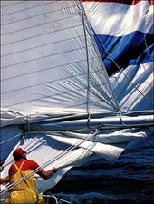 1980 Vintage Print Yacht Racing Kialoa Maxi Rater Sydney Hobart Race Sail Boat