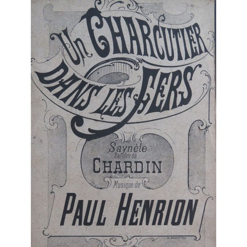 Henrion Paul A Pork Butcher Swine IN All Irons Singer Piano ca1880 | eBay