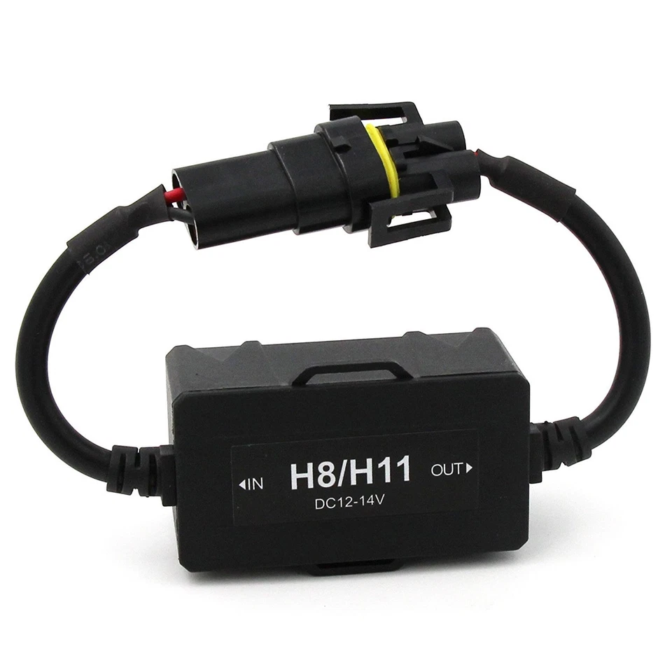 Декодер гаситель Alla Lighting H11 исправление светодиодных противотуманных фар лампа ошибка загрузки - Изображение 4 из 4