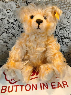 STEIFF Classic Teddy Bear 11 inch peach mohair EAN 005015
