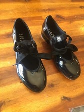 bloch shoes tap mary jane lace snap 1 1/2 M