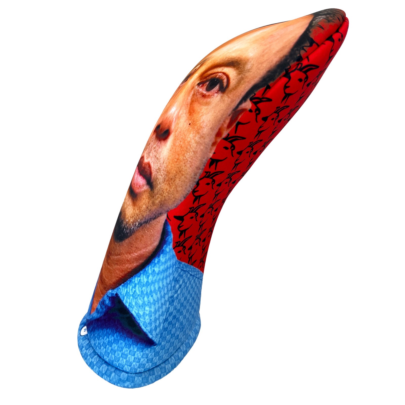 Tiger Woods Mug Shot Goat Driver Head Cover Sunday Red Golf Club Cover Made US