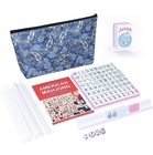MINI Gustaria American Mahjong Travel Size Set 166 Tiles w/ 4 Racks, Dice, Bag — photo 6