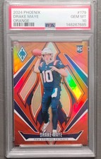 2024 Panini Phoenix - Rookies Drake Maye #179 Orange (RC) LOW POP PSA 10 GEM ??