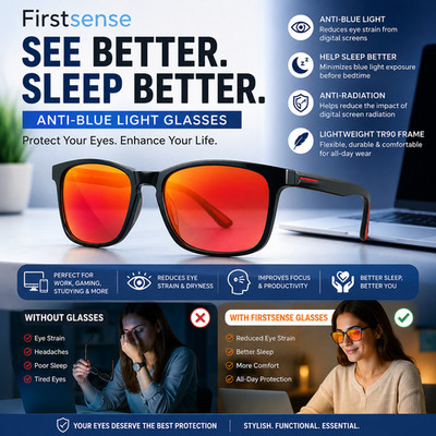 Firstsense Brighten & Sleep Anti-Blaulicht Brille