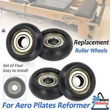 For Aero Pilates Reformer Platform Roller Kit Set of 4 Replacement Roller Wheels