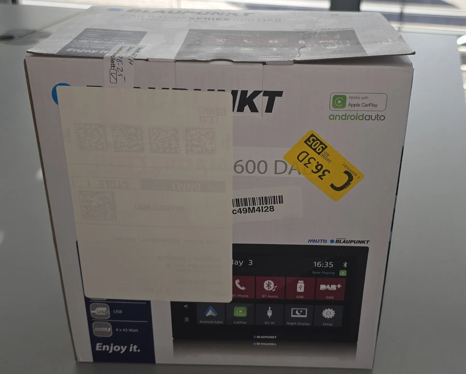 Blaupunkt Rotterdam 600 DAB Versandrückläufer mit Beschädigtem Original Karton - Bild 2 von 4