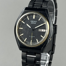 Orologio automatico uomo vintage SEIKO Actus 37 mm cinturino nuovo 7019-8120